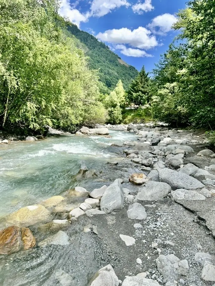 Rivière de montagne, photo personnelle
